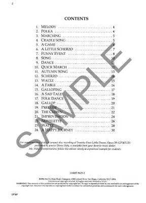 24 Little Pieces, Opus 39 - Kabalevsky/Snell - Piano - Book