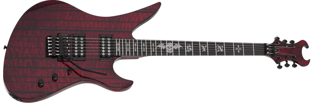 Synyster Standard Plus Electric Guitar - Transparent Deep Red