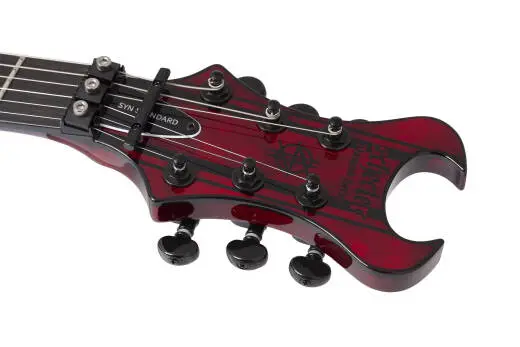 Synyster Standard Plus Electric Guitar - Transparent Deep Red
