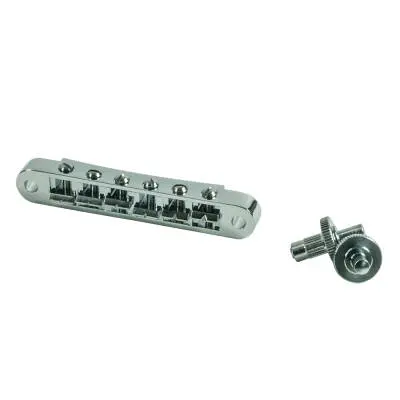 Kluson - USA Replacement Zinc Nashville Tune-O-Matic Bridge - Chrome