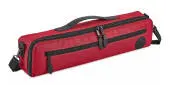 Single B foot Flute Case Cover - Red Polyester