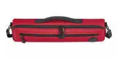 Single B foot Flute Case Cover - Red Polyester