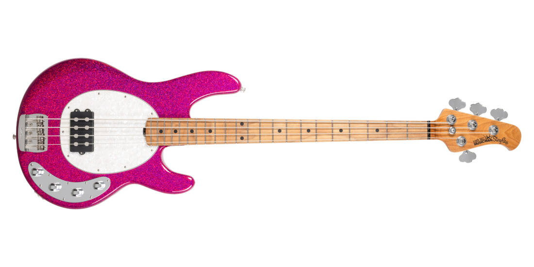 StingRay Special Bass Guitar with Case - Soda Pink Sparkle