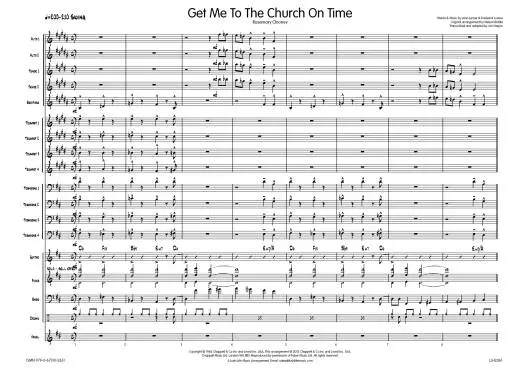 Get Me to the Church on Time - Riddle/Harpin - Jazz Ensemble/Vocal Feature