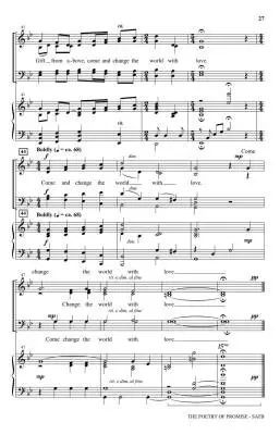 The Poetry of Promise (A Cantata for Christmas) - Martin - SATB Accompanied - Book