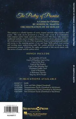The Poetry of Promise (A Cantata for Christmas) - Martin - SATB Accompanied - Book