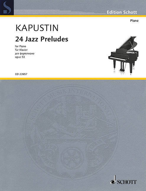 24 Jazz Preludes, Op. 53 - Kapustin - Piano - Book