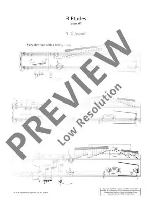 3 Etudes, Op. 67 - Kapustin - Piano - Book