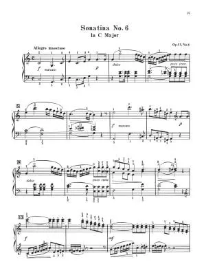 Six Sonatinas, Opus 55 - Kuhlau/Palmer - Piano - Book/CD