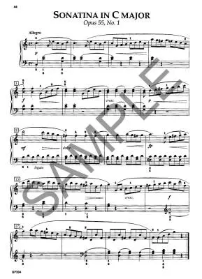 Sonatinas, Op. 20 & Op. 55 - Kuhlau/Snell - Piano - Book