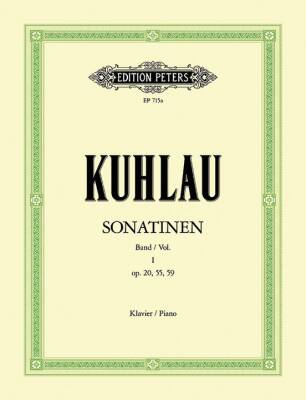 C.F. Peters Corporation - Sonatinas, Vol. 1 - Kuhlau/Kohler/Ruthardt - Piano - Book