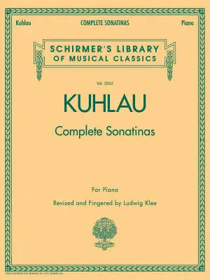 G. Schirmer Inc. - Complete Sonatinas - Kuhlau/Klee - Piano - Book