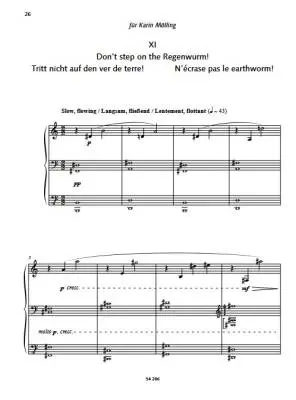 Poems: 12 Pieces - Larcher - Piano - Book