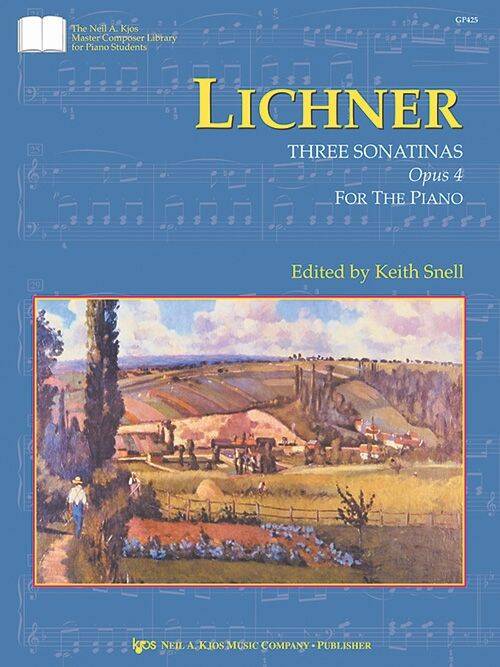Three Sonatinas, Op. 4 - Lichner/Snell - Piano - Book