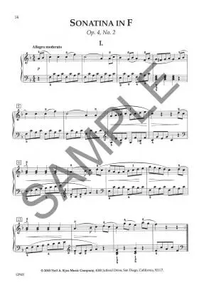 Three Sonatinas, Op. 4 - Lichner/Snell - Piano - Book