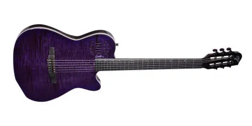Limited Edition ACS Steve Stevens Signature 25th Anniversary Acoustic/Electric Guitar with Hardshell Case - Purple