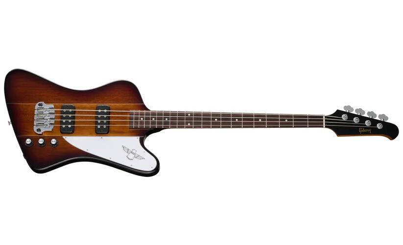 Thunderbird Bass Guitar with Hardshell Case - Tobacco Burst Perimeter