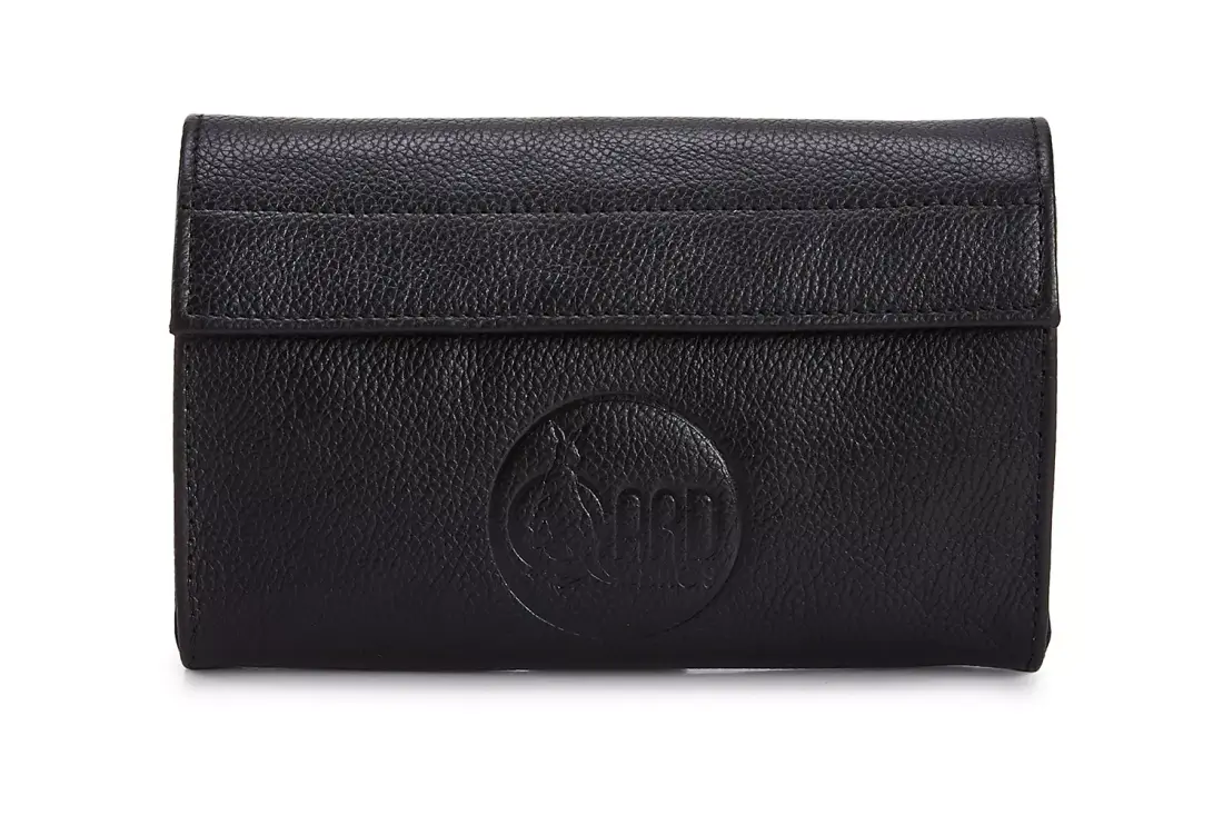4-Piece Trumpet/Trombone Mouthpiece Case - Black Leather