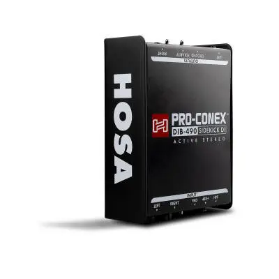 Hosa - Pro Conex Sidekick Active Stereo DI Box
