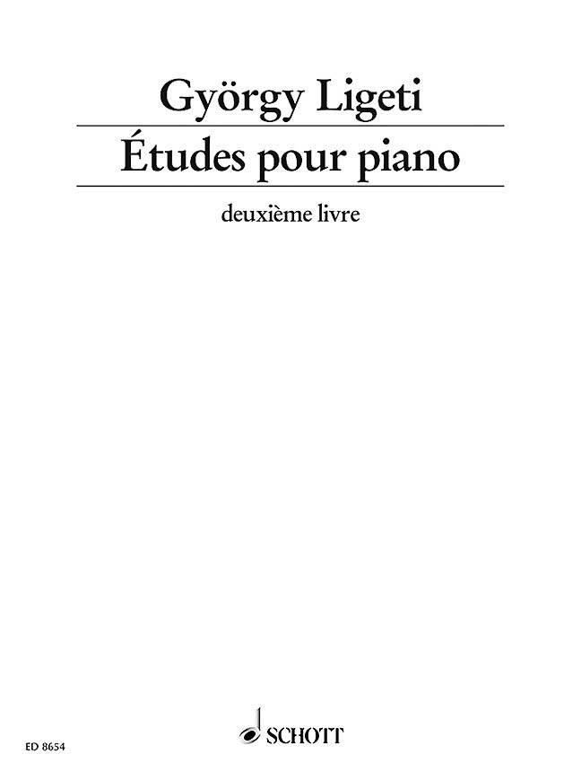 Etudes pour Piano, Volume 2 - Ligeti - Book