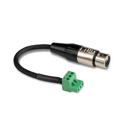 Hosa - Pro Series Phoenix to XLR Female Balanced Pigtail Cable - Stepped