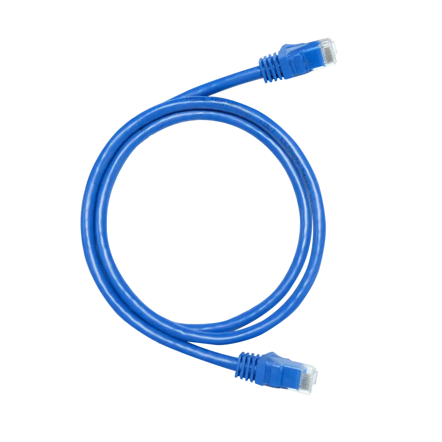 24 AWG Cat6 Ethernet Cable RJ45 to Same - 1\' (10 Pack), Blue