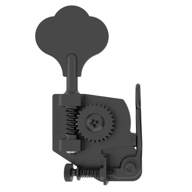 M�canique d�accord Xtender�BT7 pour basse (cl� en forme de tr�fle, c�t� des cordes graves, fini noir)