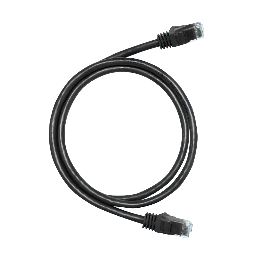 24 AWG Cat6 Ethernet Cable RJ45 to Same - 3\' (10 Pack), Black