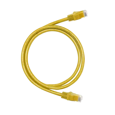 Hosa - 24 AWG Cat6 Ethernet Cable RJ45 to Same - 3 (10 Pack), Yellow