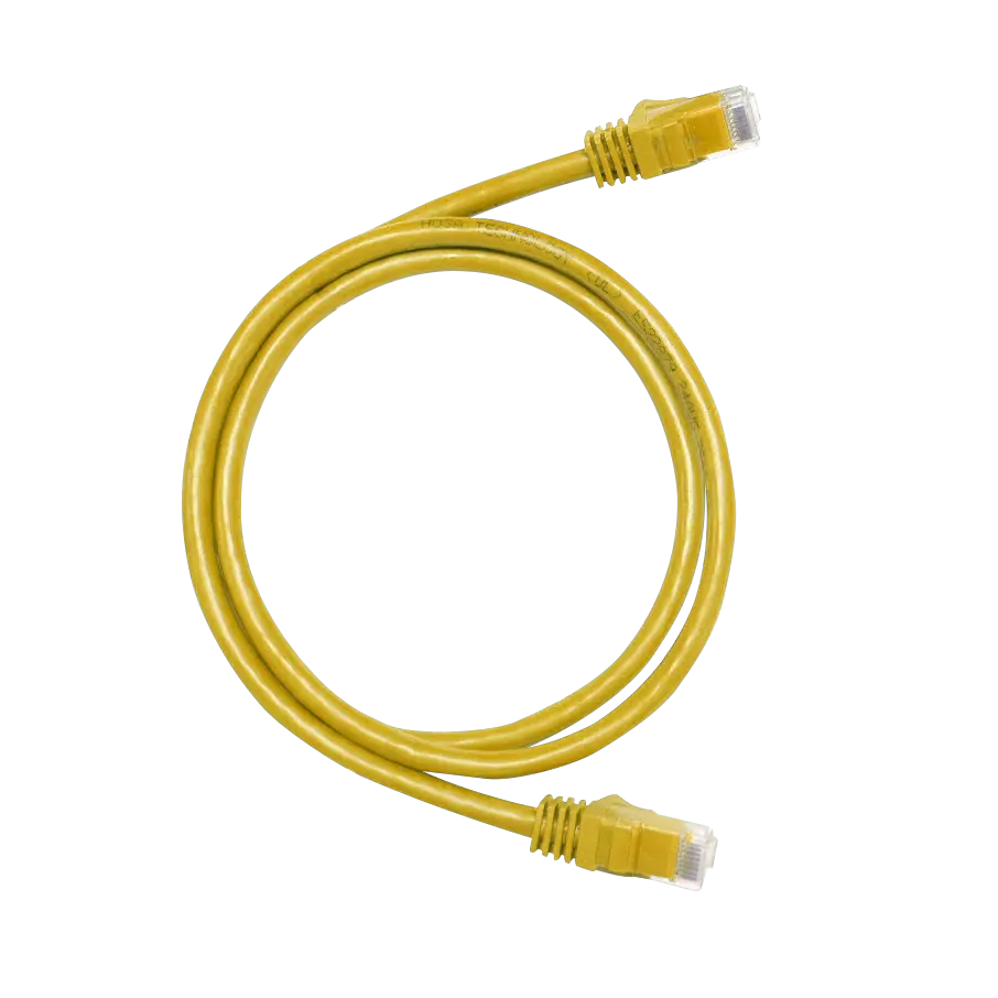 24 AWG Cat6 Ethernet Cable RJ45 to Same - 5\' (10 Pack), Yellow