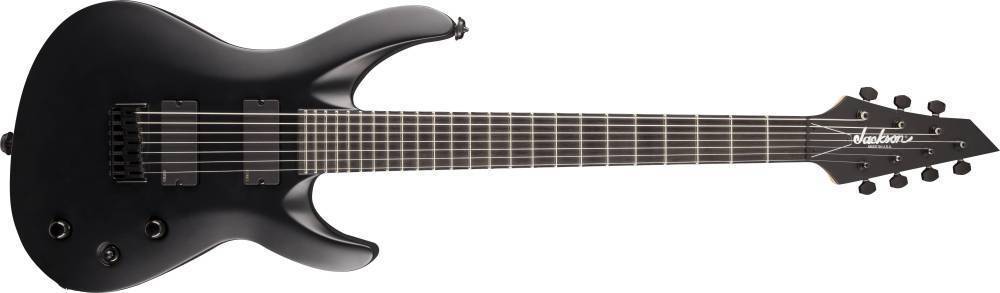 USA Select B7DXMG Electric Guitar w/EMG Pickups and Case - Satin Black