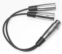 Link Audio XLR-F to 2x XLR-M Y-Cable