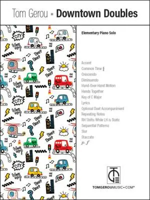 TomGerouMusic - Downtown Doubles - Gerous - Piano - Sheet