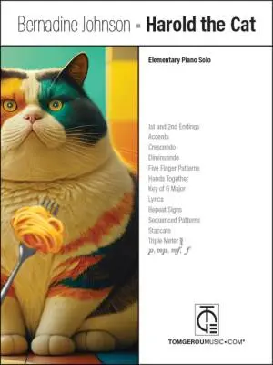 TomGerouMusic - Harold The Cat - Johnson - Piano - Sheet