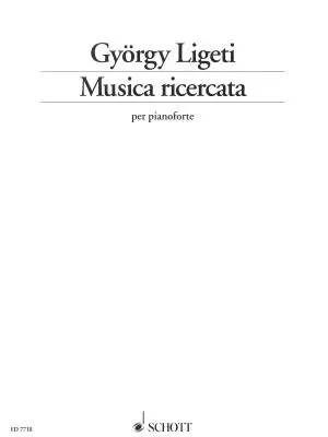 Schott - Musica Ricercata - Ligeti - Piano - Book