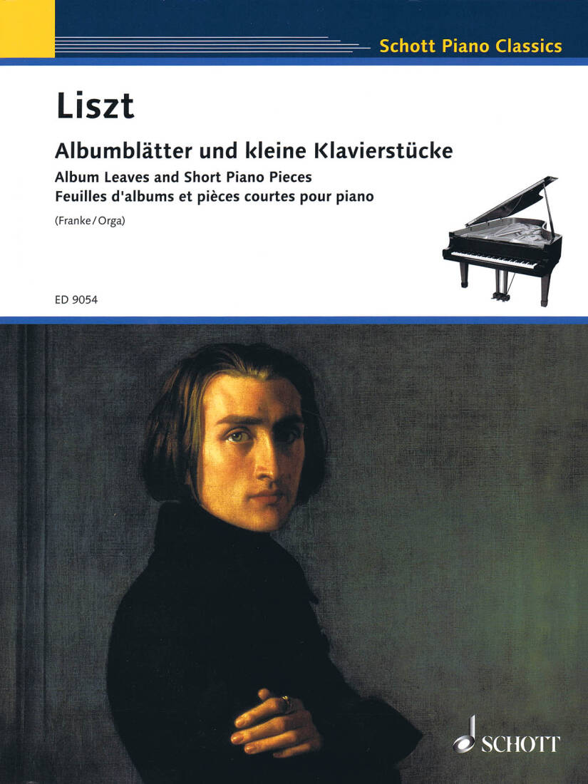 Album Leaves and Short Piano Pieces - Liszt/Franke/Orga - Piano - Book
