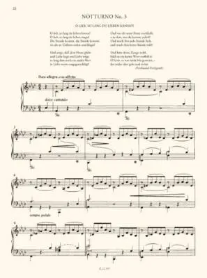 Liebestraume (Love\'s Dream): Drei Notturnos - Liszt - Piano - Book