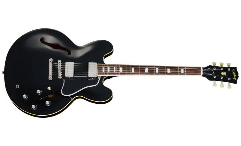 1962 ES-335 Reissue Electric Guitar with Hardshell Case - Ebony