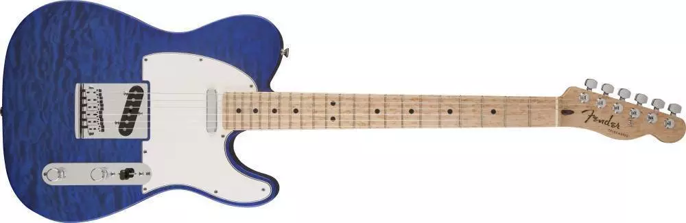 Custom Shop 2014 Custom Deluxe Telecaster - Maple Fingerboard, Cobalt Blue Transparent