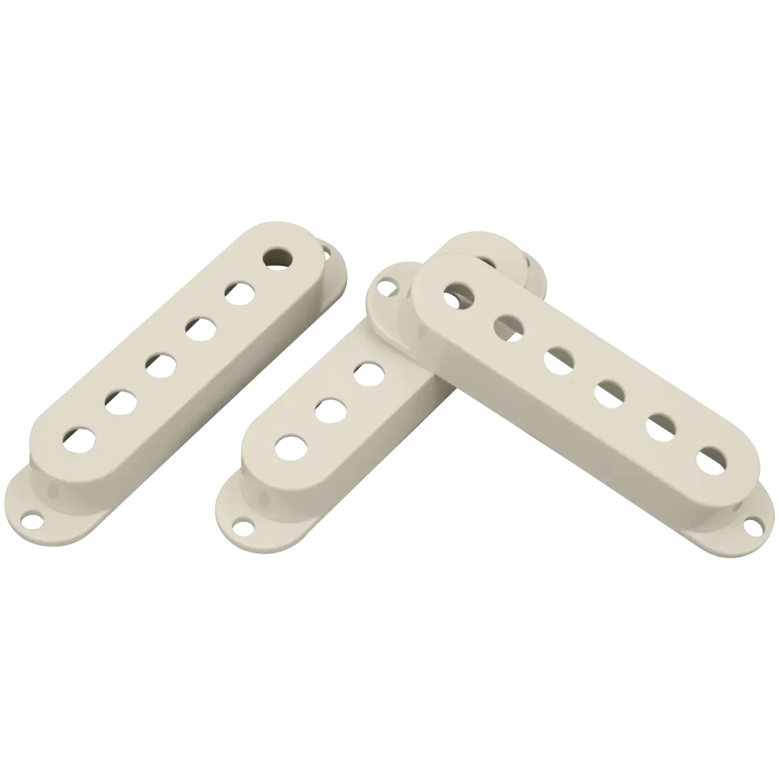 Strat Pickup Cover Set - Aged White