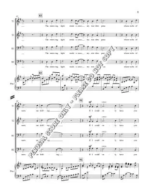 Song for a Winter\'s Night - Lightfoot/Zwozdesky/Smith - Choral Octavo - TTBB Accompanied