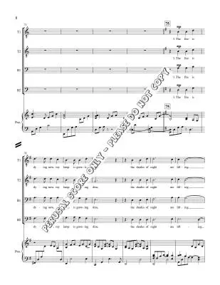 Song for a Winter\'s Night - Lightfoot/Zwozdesky/Smith - Choral Octavo - TTBB Accompanied