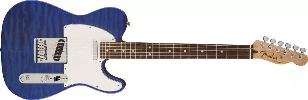 Custom Shop 2014 Custom Deluxe Telecaster - Rosewood Fingerboard, Cobalt Blue Transparent