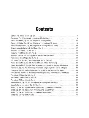 Simply Chopin: 25 of His Piano Masterpieces - Chopin/Ray - Piano - Book