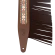 2.5\'\' Crazy Horse Outlaw Series Guitar Strap - Brown