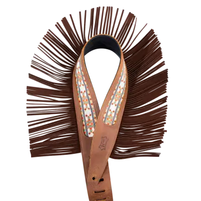 Levys - 2.5 Crazy Horse Outlaw Series Guitar Strap - Brown