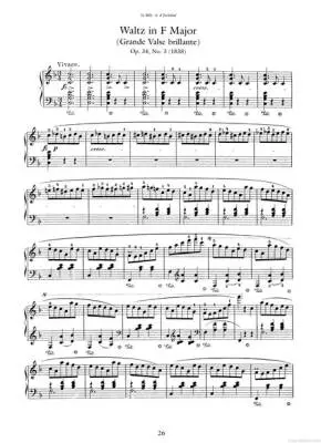Waltzes and Scherzos - Chopin - Piano - Book