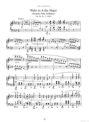 Waltzes and Scherzos - Chopin - Piano - Book