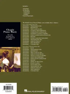 World�s Greatest Classical Music�� Chopin, Walters�� Piano�� Livre