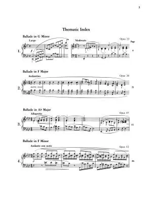 Ballades - Chopin/Palmer - Piano - Book